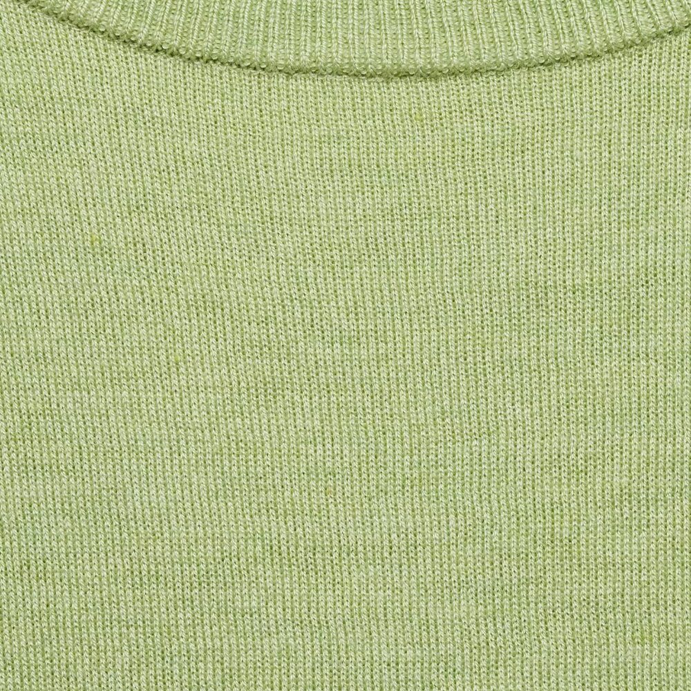 Mango Aqua Green Fine-knit Crew-Neck Sweater/NWT/S - Picture 5 of 16